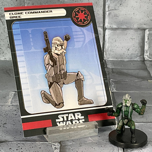 Star Wars Miniatures 23/60 Clone Commander Gree