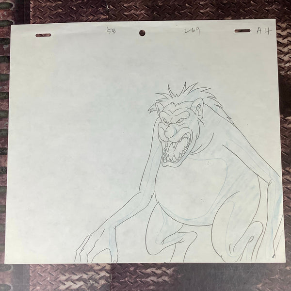 The Real Ghostbusters Screen Used Animation Cel 01