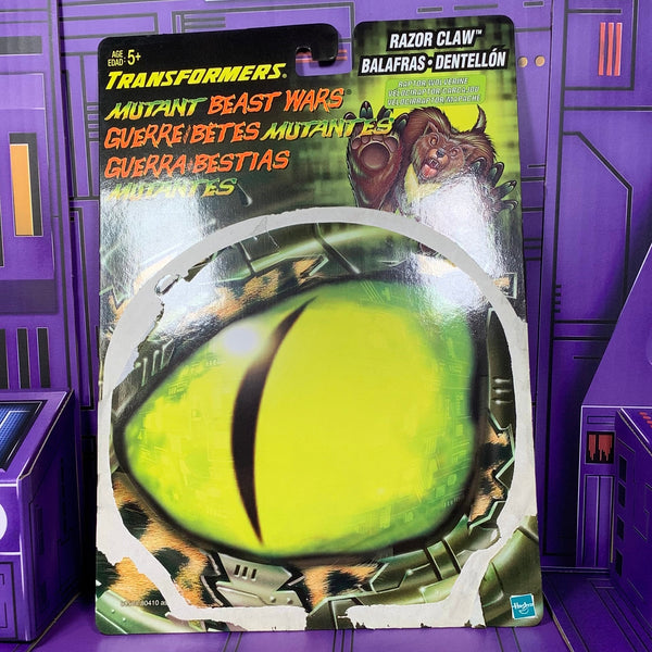 Transformers Beast Wars Razor Claw with full Card Razorclaw
