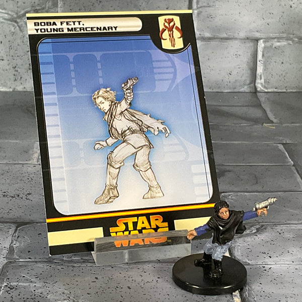 Star Wars Miniatures 42/60 Boba Fett, Young Mercenary