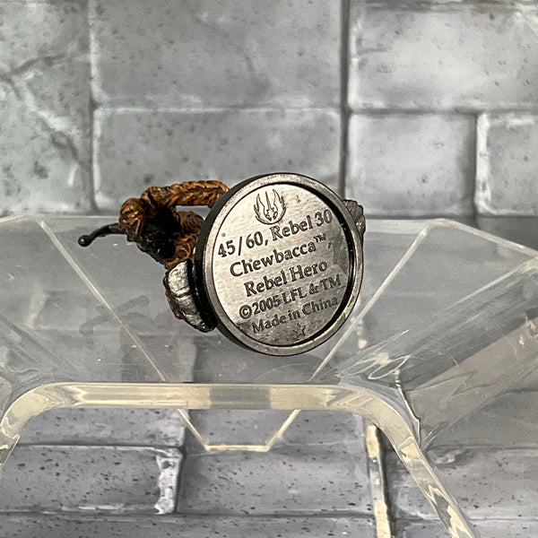 Star Wars Miniatures 45/60 Chewbacca, Rebel Hero