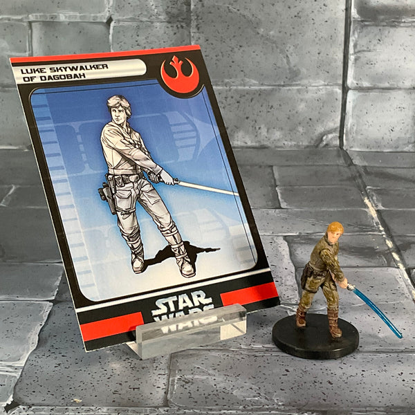 Star Wars Miniatures 8/60 Luke Skywalker Of Dagobah