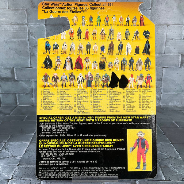 Vintage Kenner Star Wars - Chief Chirpa With Cardback