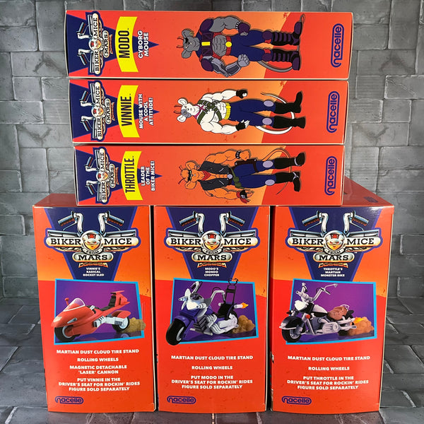 Nacelle: Biker Mice From Mars Set with Bikes