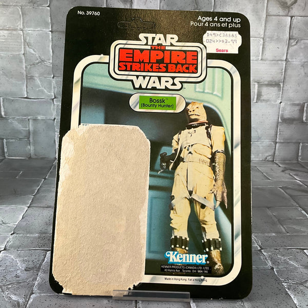 Vintage Kenner Star Wars - Bossk #2 with Unpunched Cardback