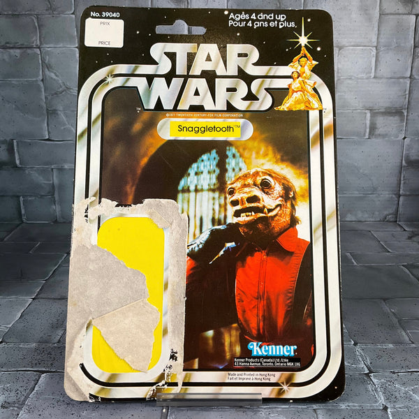 Vintage Kenner Star Wars - Snaggletooth with Cardback