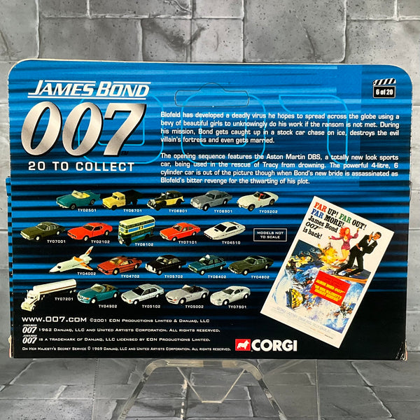 007 James Bond Corgi - Her Majesty’s Secret Service Aston Martin DBS