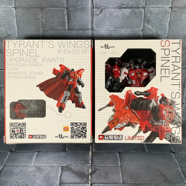 Transformers Seekers Iron Factory IF-EX20R with Upgrade Parts Red & Grey- Starscream like