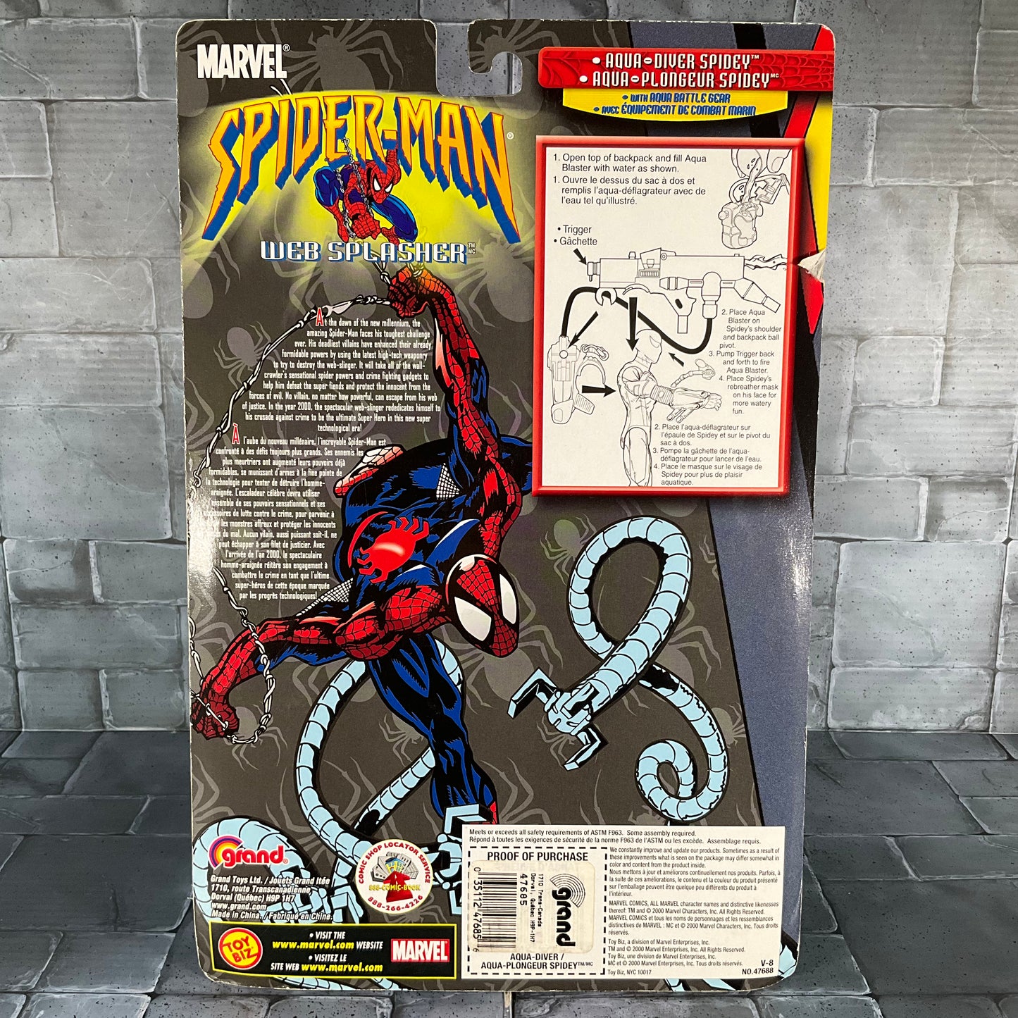 Spider-Man: Web Splasher - Aqua Diver Spidey (Toy Biz)