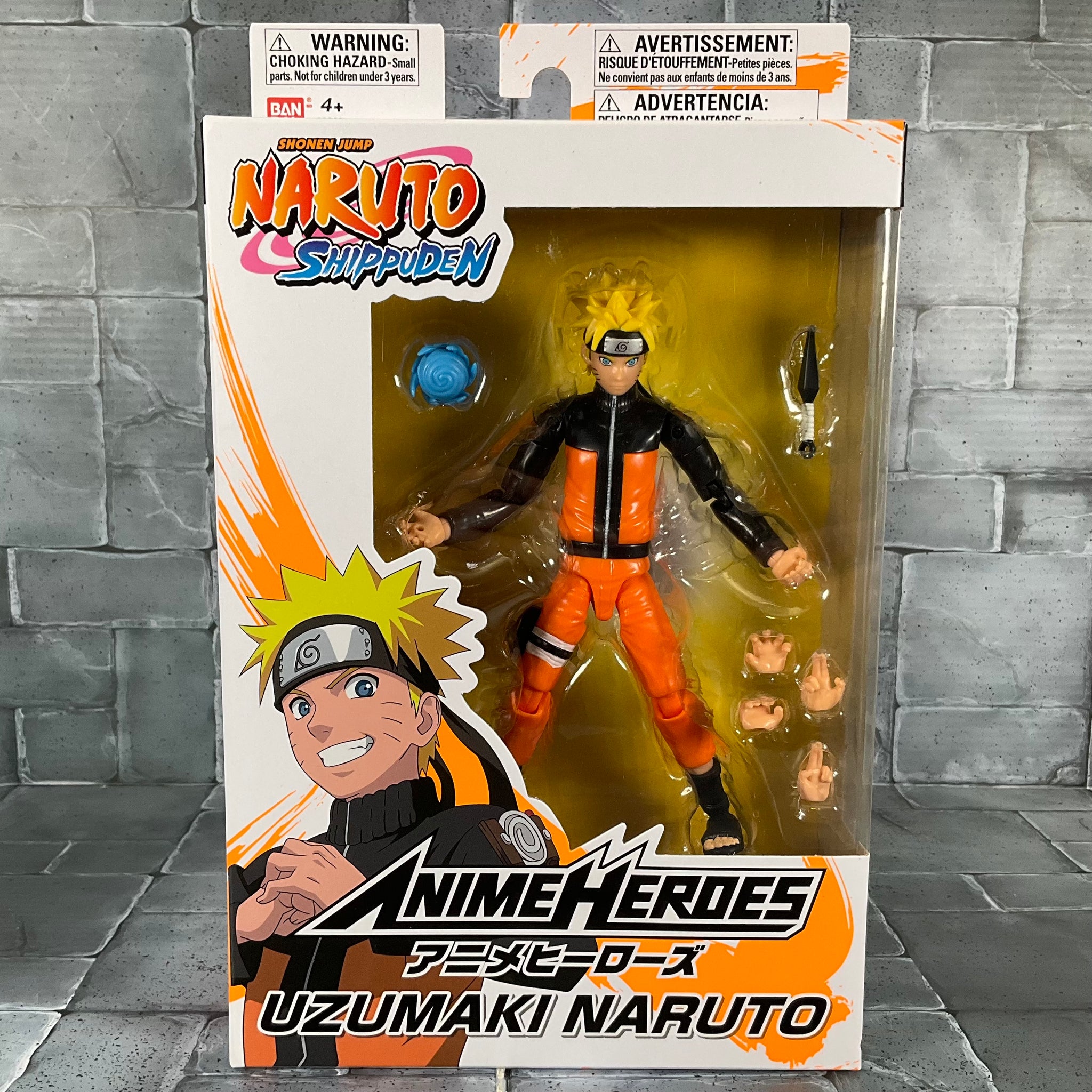 Bandai - Anime Heroes: Uzumaki Naruto