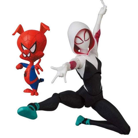 Spider-Man: Into The Spider-Verse MAFEX No.134 Spider-Gwen & Spider-Ham Action Figure Set
