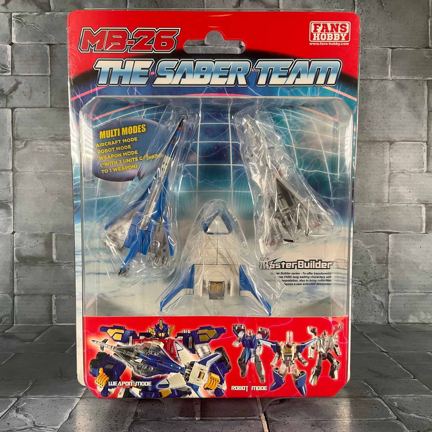 3rd Party Transformers - Fans Hobby MB-26 The Saber Team