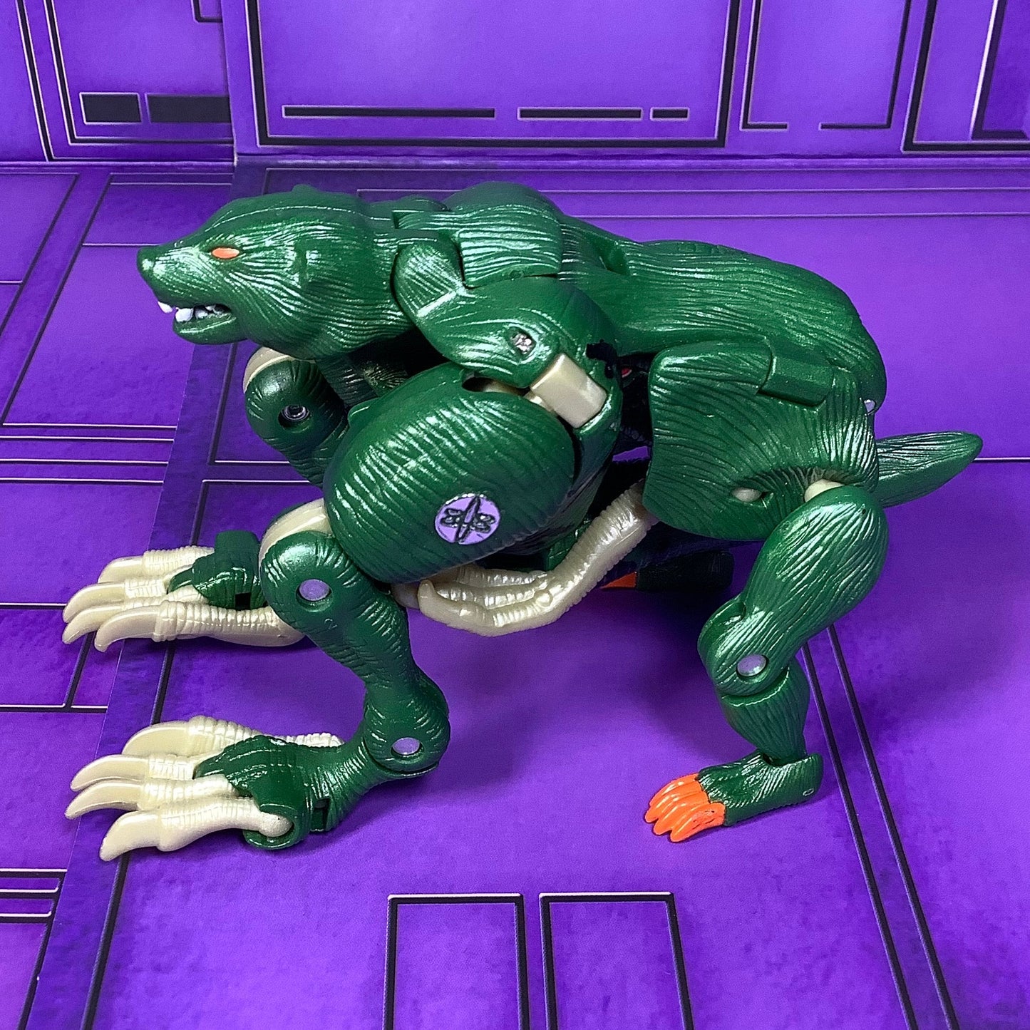 Transformers Beast Wars Razor Claw with full Card Razorclaw