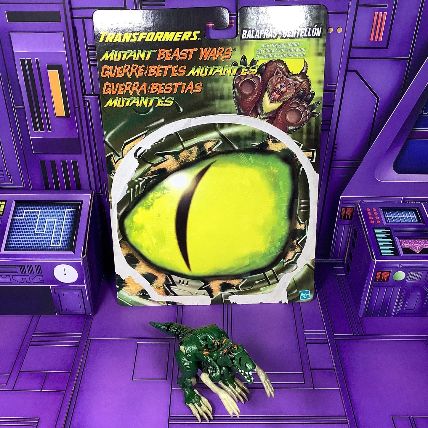 Transformers Beast Wars Razor Claw with full Card Razorclaw