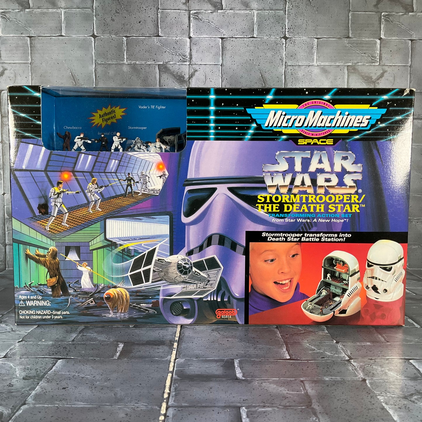 Star Wars: Micro Machines - Stormtrooper Head / Death Star