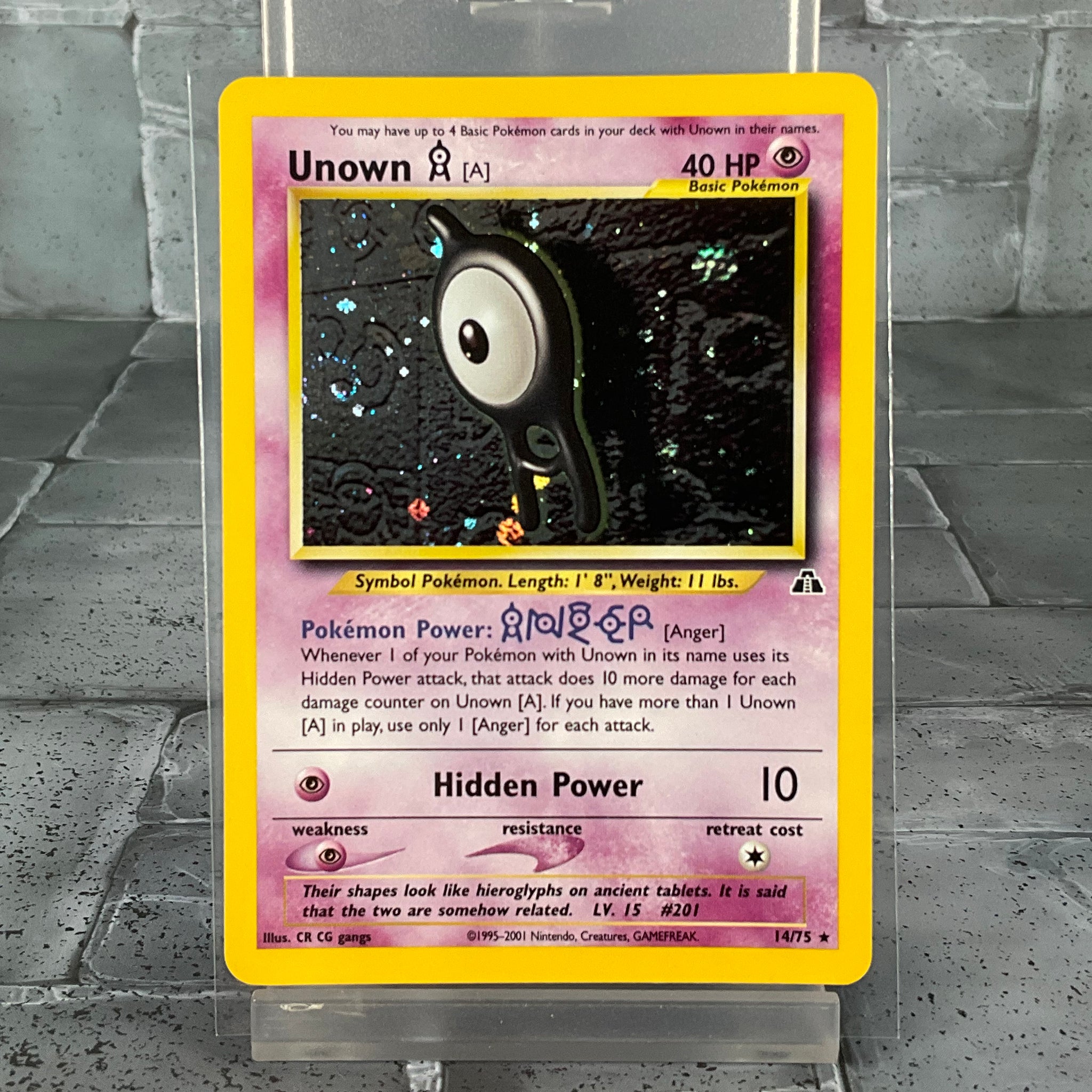 Unown A - 14/75 - Holo Unlimited