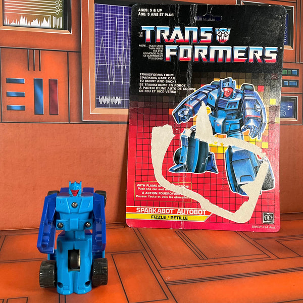 Transformers G1 - Fizzle w/ full cardback