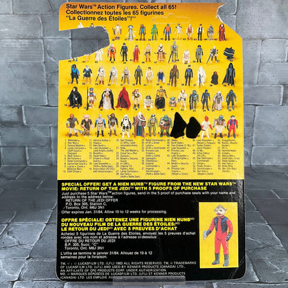 Vintage Kenner Star Wars - Chief Chirpa With Cardback