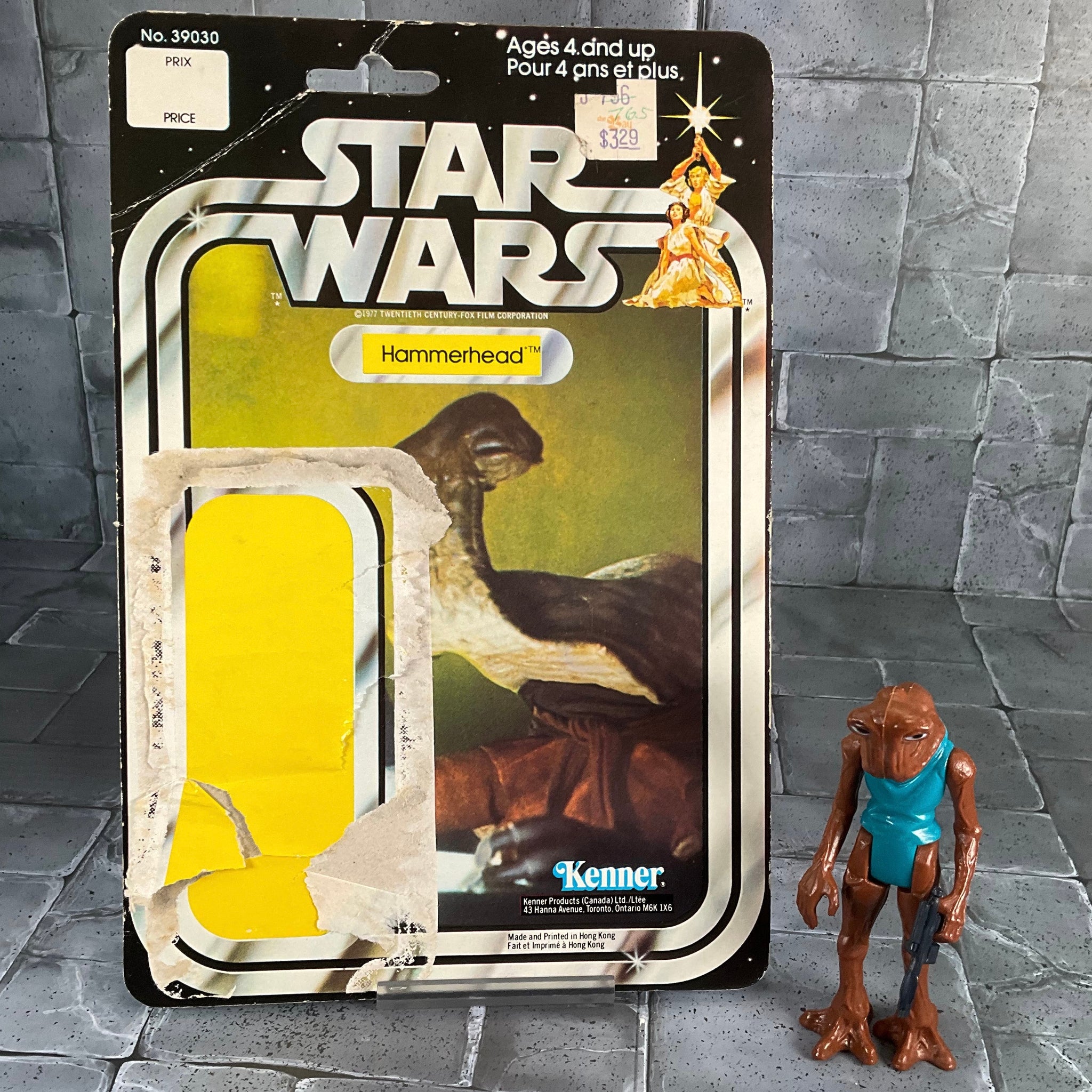 Vintage Star Wars Hammerhead with Cardback