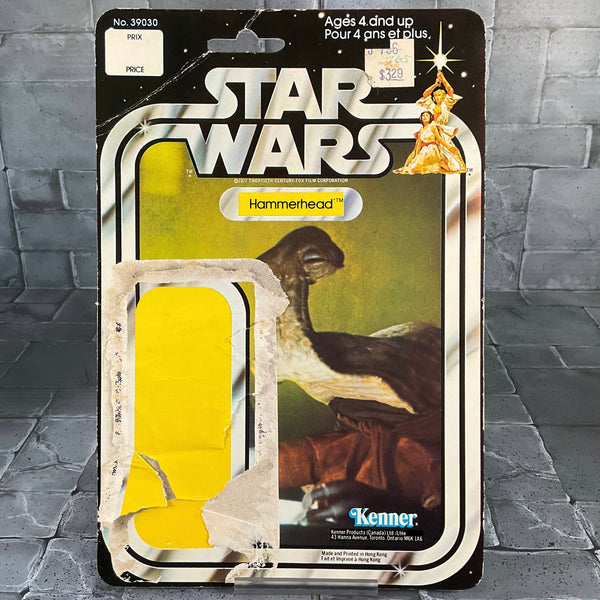 Vintage Star Wars Hammerhead with Cardback