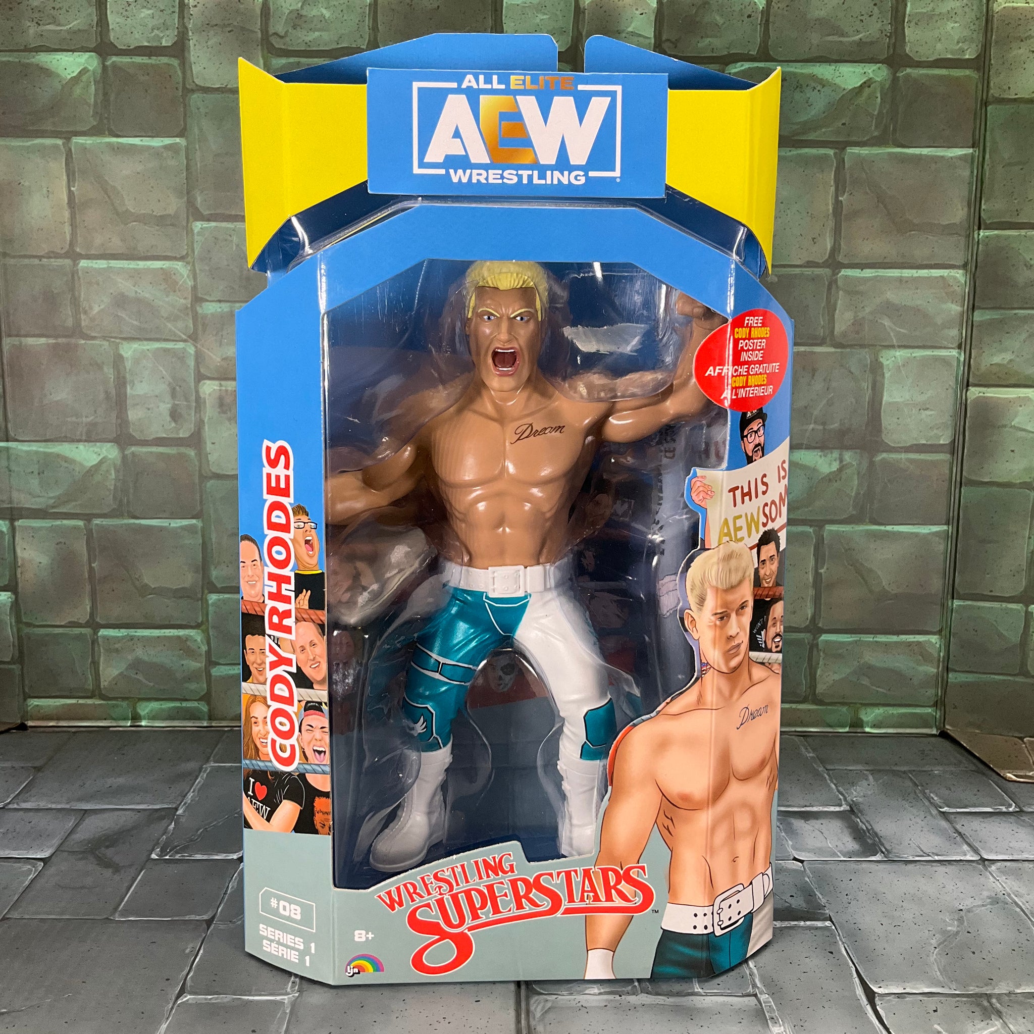 AEW LJN Wrestling Superstars Cody Rhodes