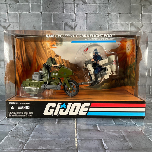 GI Joe - Ram Cycle vs. Cobra Flight Pod (Reissue 2008)