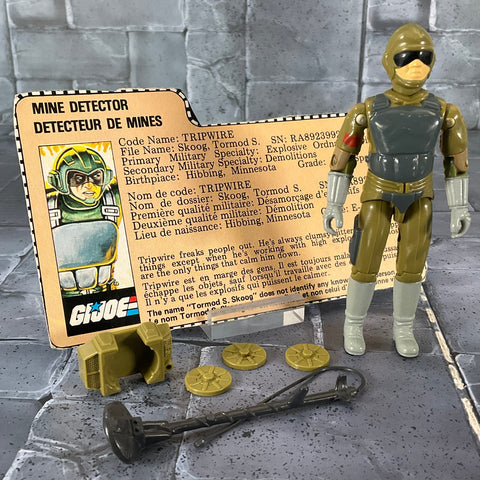Vintage GI Joe - Tripwire V1 w Card