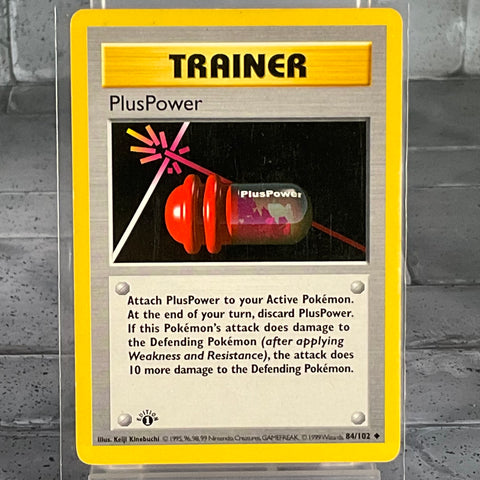 PlusPower - 84/102 - 1st Edition Shadowless