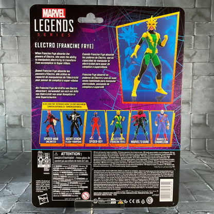 Marvel Legends: Carded Spider-Man - Electro Francine Frye