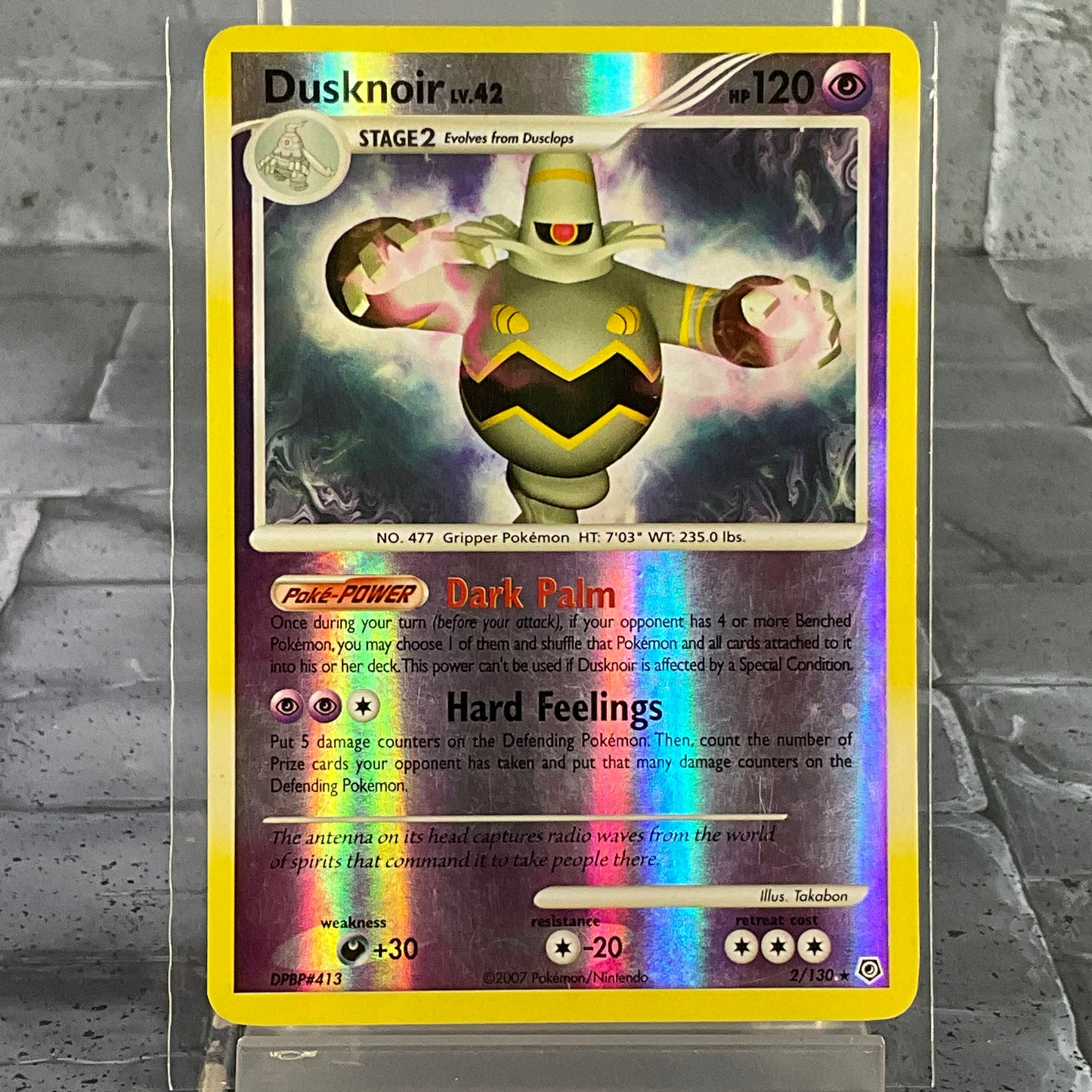 Pokémon TCG – Diamond & Pearl: Dusknoir (Reverse) #2 - LP Condition