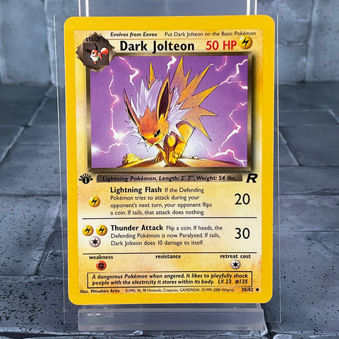 Dark Jolteon - 38/82 - Uncommon 1st Edition