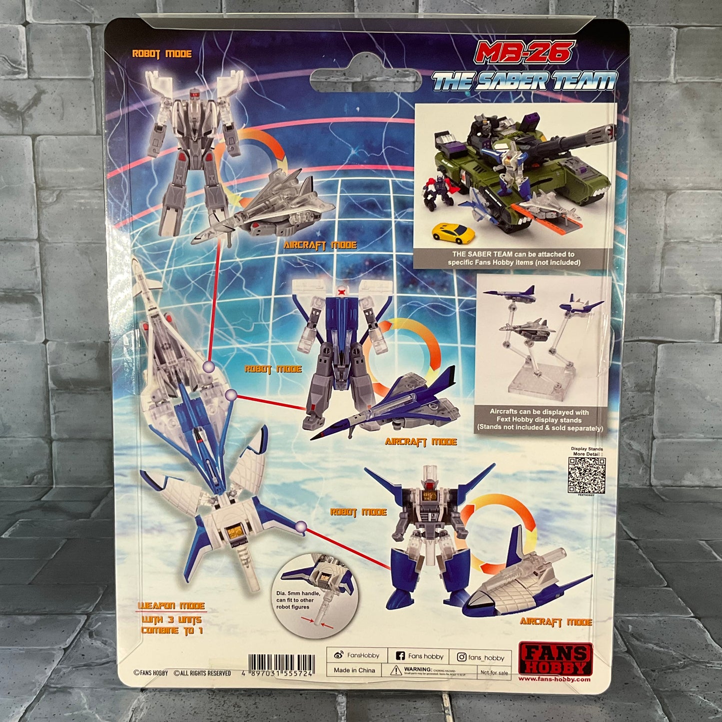 3rd Party Transformers - Fans Hobby MB-26 The Saber Team