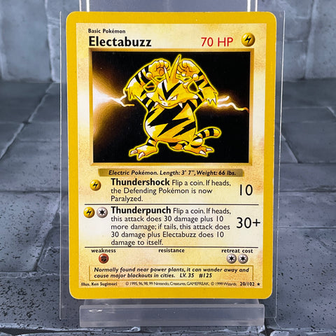 Electabuzz - 20/102 - Rare (Shadowless)