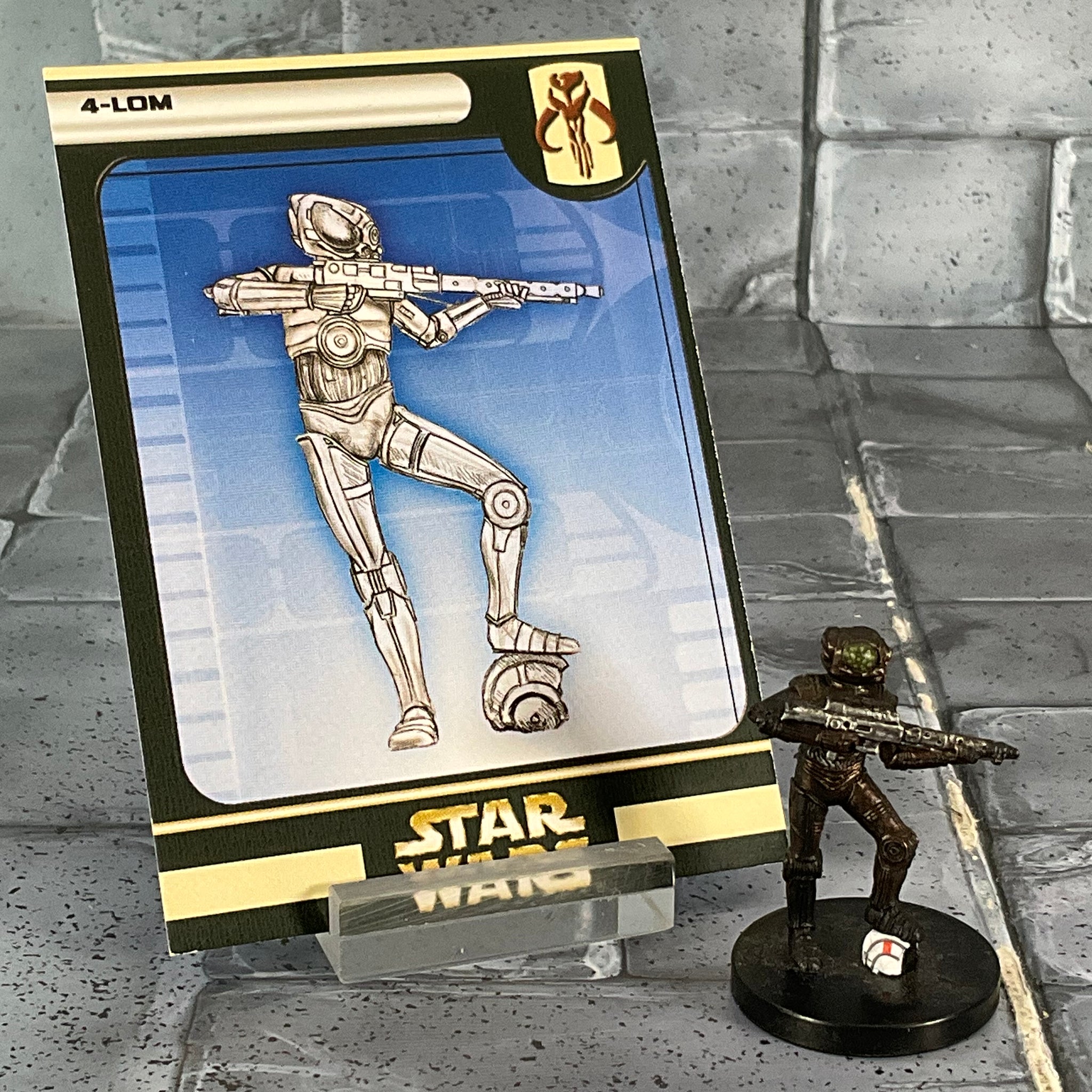 Star Wars Miniatures 46/60 4-LOM