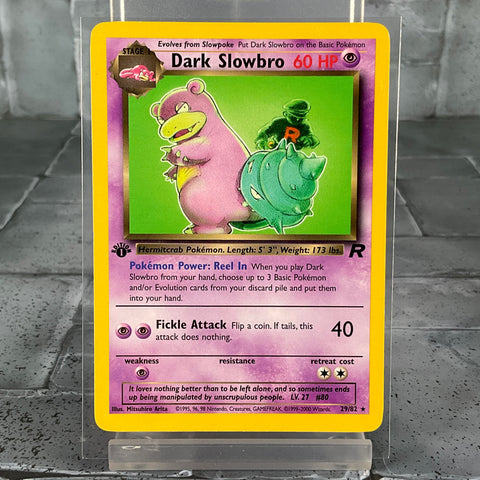 Dark Slowbro - 29/82 - Rare 1st Edition