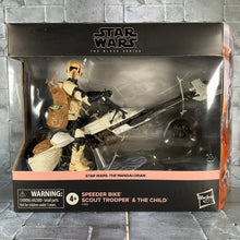 Star Wars: Black Series - Speeder Bike Scout Trooper & The Child Grogu