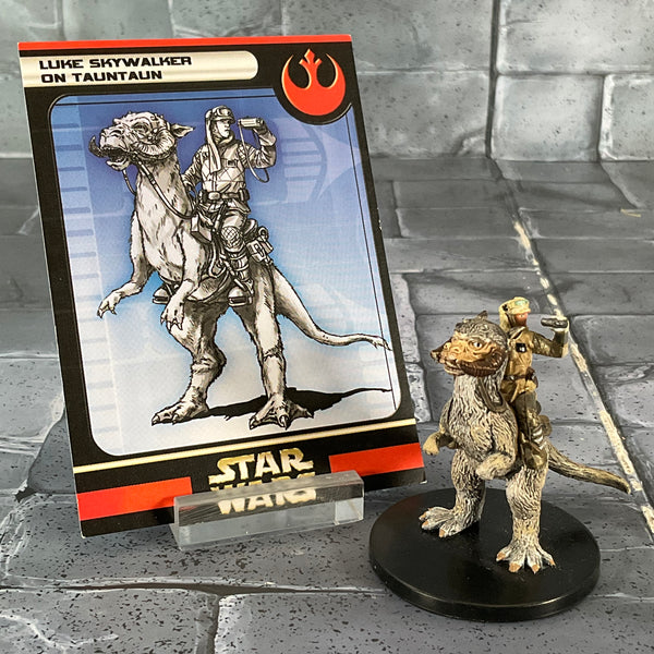Star Wars Miniatures 48/60 Luke Skywalker On Tauntaun