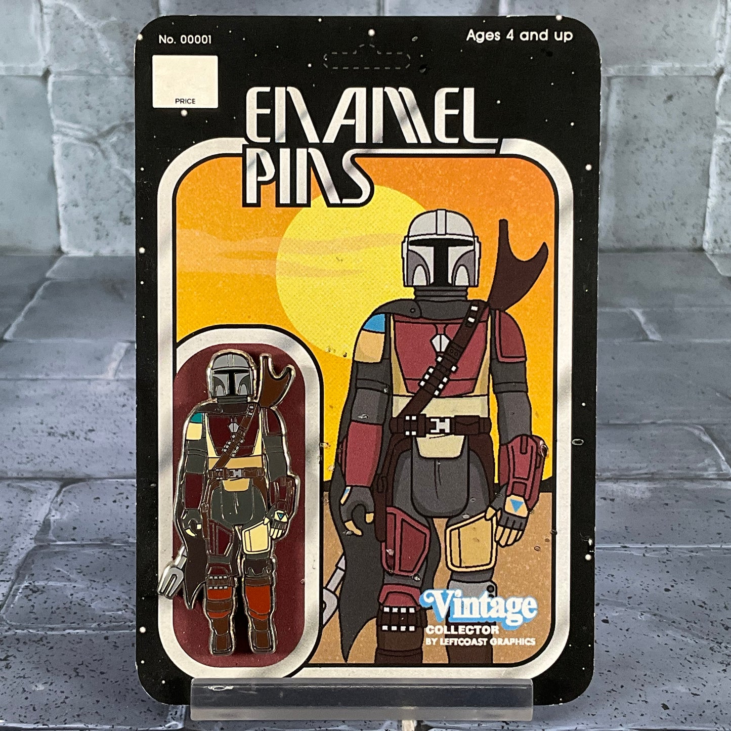 Star Wars: LeftCoast Graphics Enamel Pin - The Mandalorian
