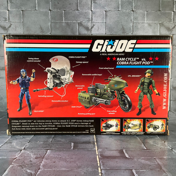 GI Joe - Ram Cycle vs. Cobra Flight Pod (Reissue 2008)