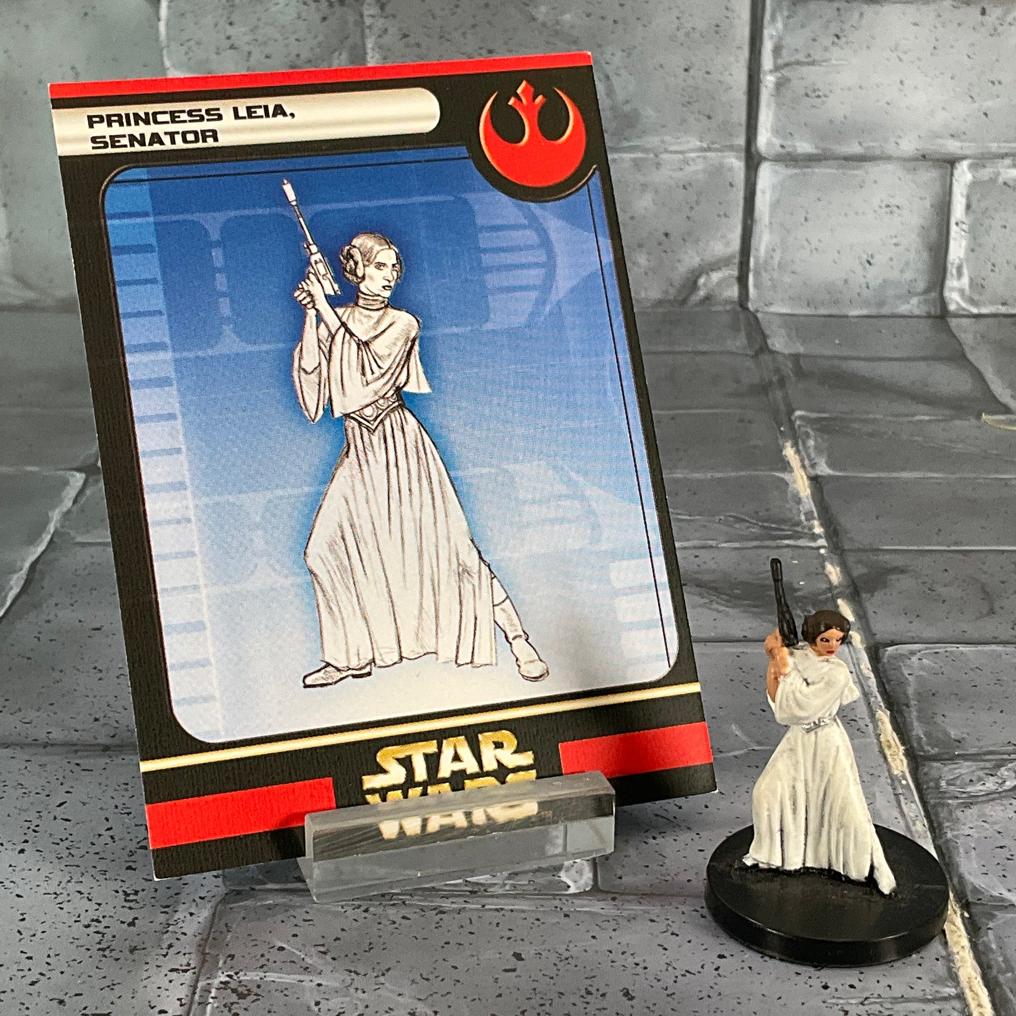 Star Wars Miniatures 13/60 Princess Leia, Senator