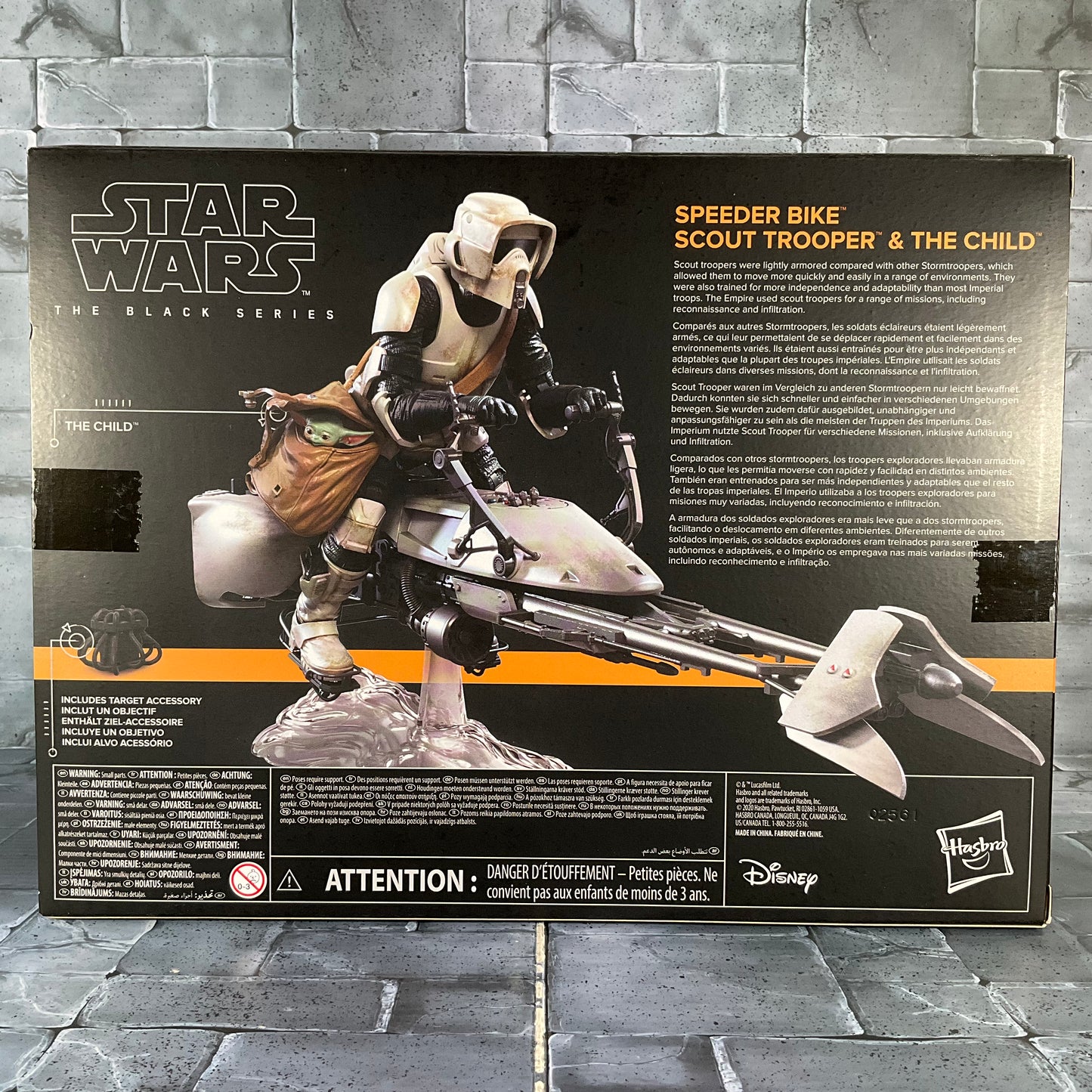 Star Wars: Black Series - Speeder Bike Scout Trooper & The Child Grogu