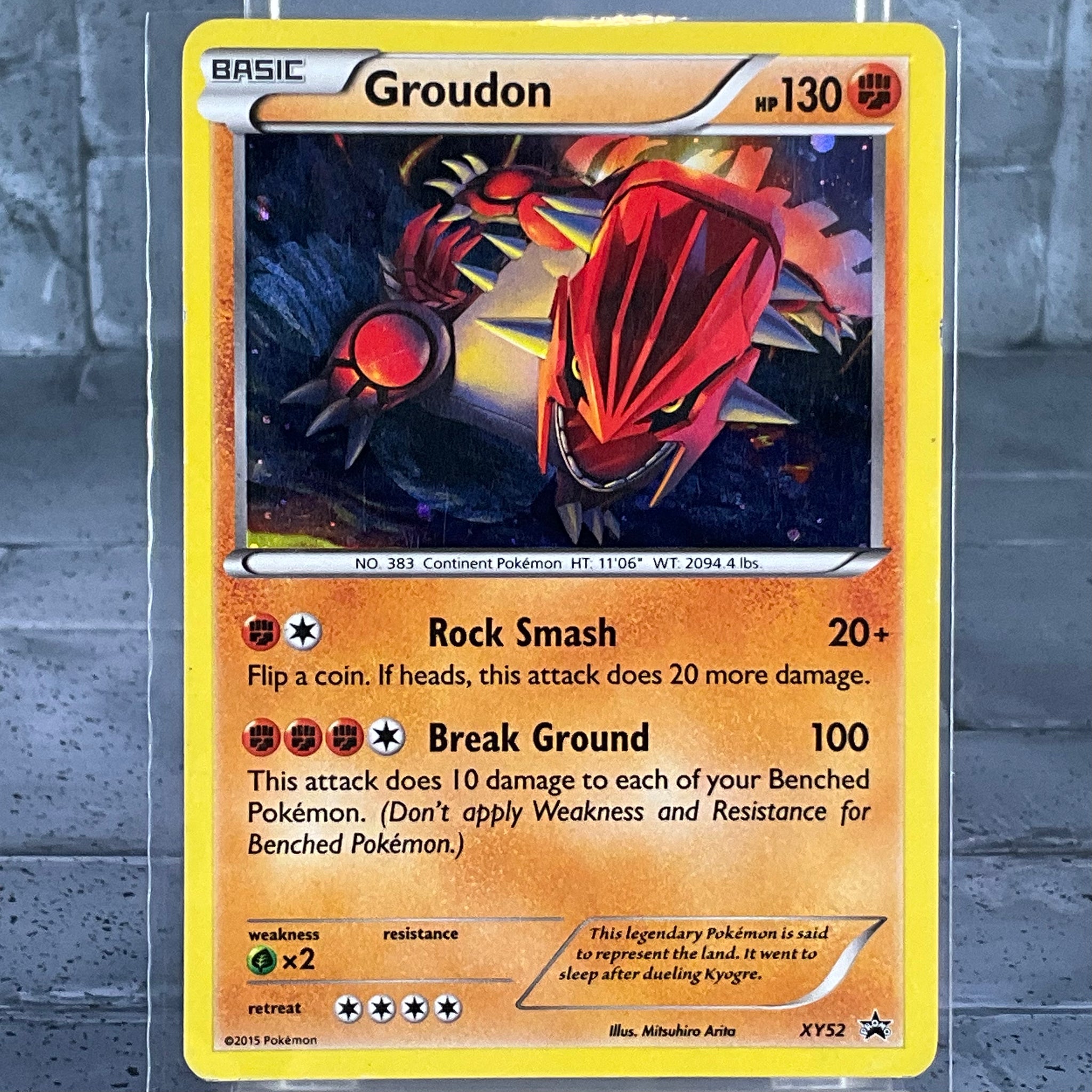 Groudon EX - XY52 - Promo Holo