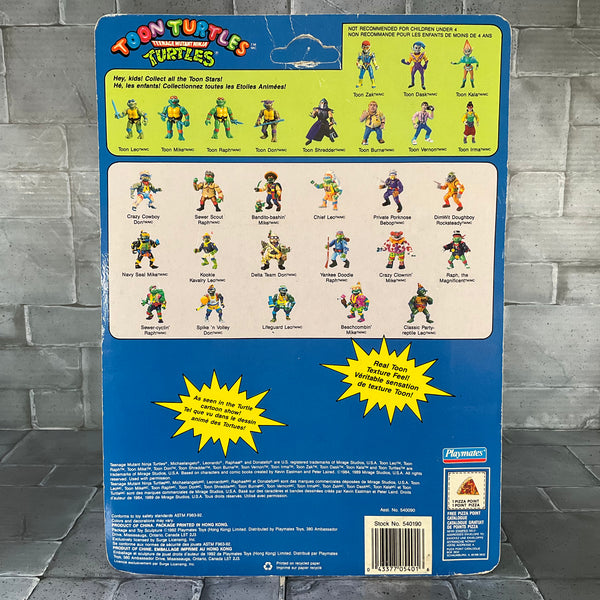 TMNT Teenage Mutant Ninja Turtles: Toon Turtles - Toon Dask Brand New Unpunched (Playmates, 1992)