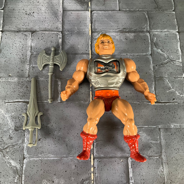 MOTU Masters of the Universe: Vintage - Battle Damage He-Man & Battle Cat