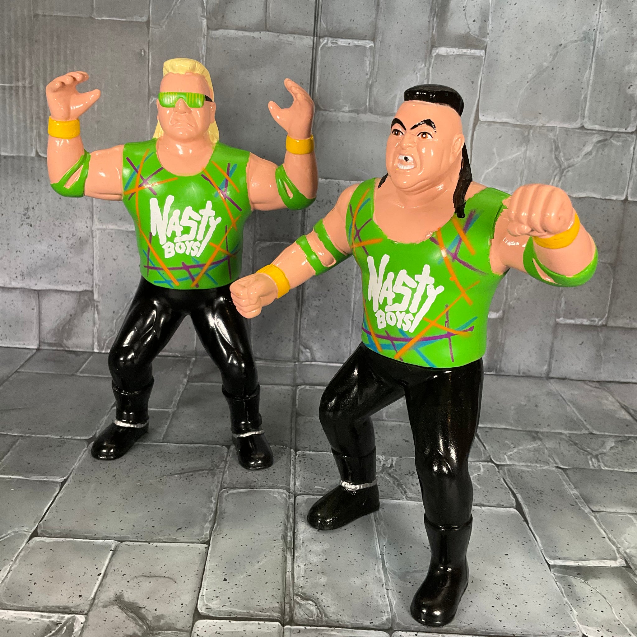 WCW Rubber Wrestler Nasty Boys