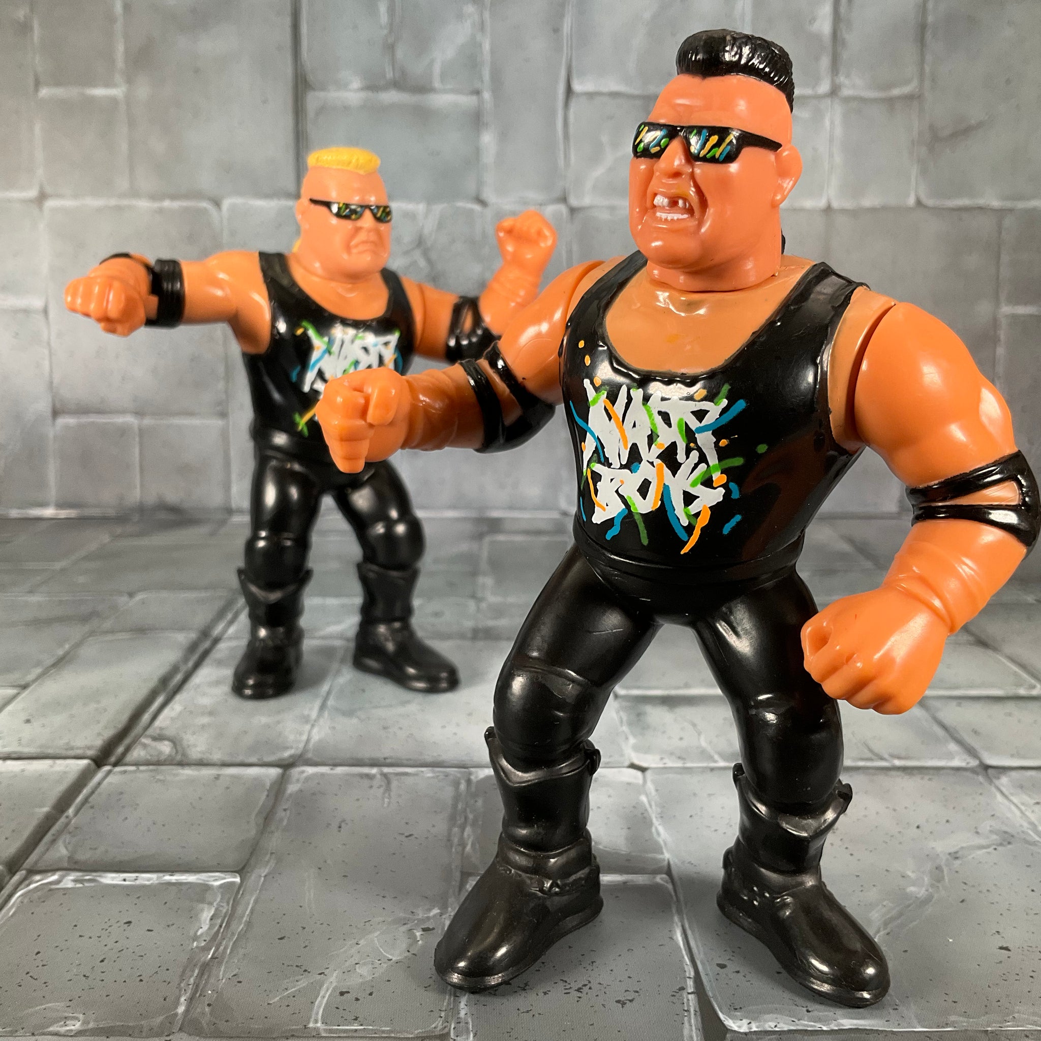 Hasbro WWF Wrestlers Nasty Boys