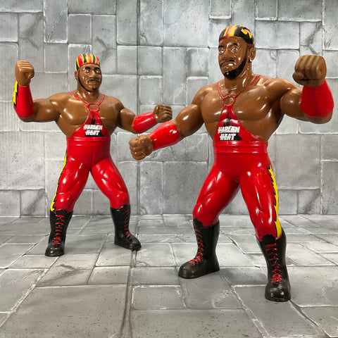 WCW Rubber Wrestlers Harlem Heat Red Outfit