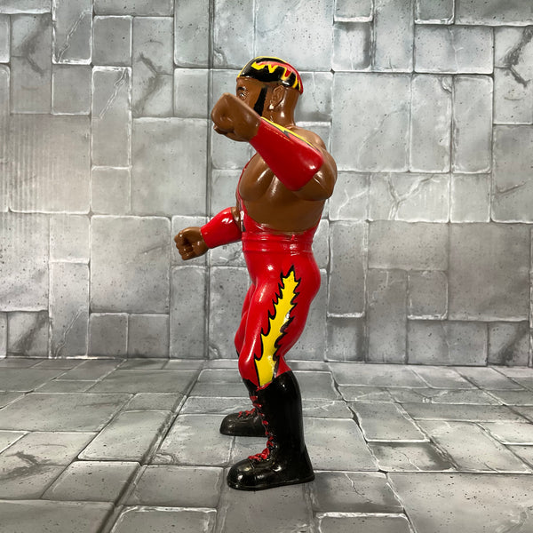 WCW Rubber Wrestlers Harlem Heat Red Outfit