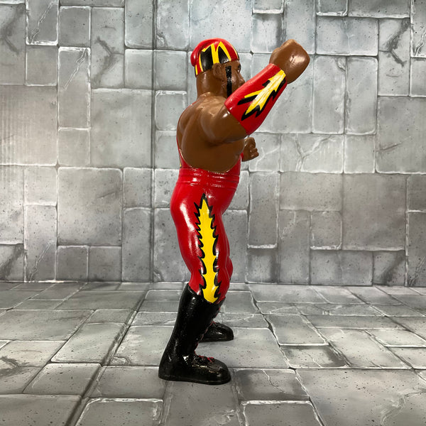 WCW Rubber Wrestlers Harlem Heat Red Outfit