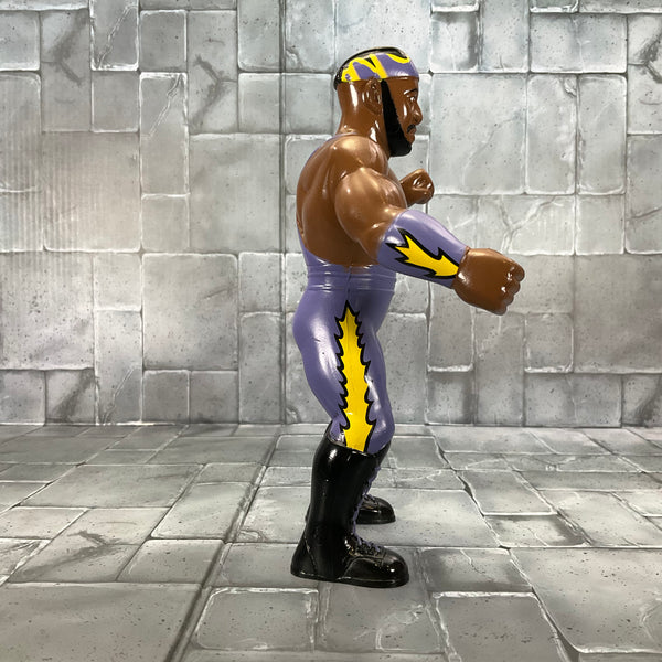 WCW Rubber Wrestlers Harlem Heat Purple Outfit